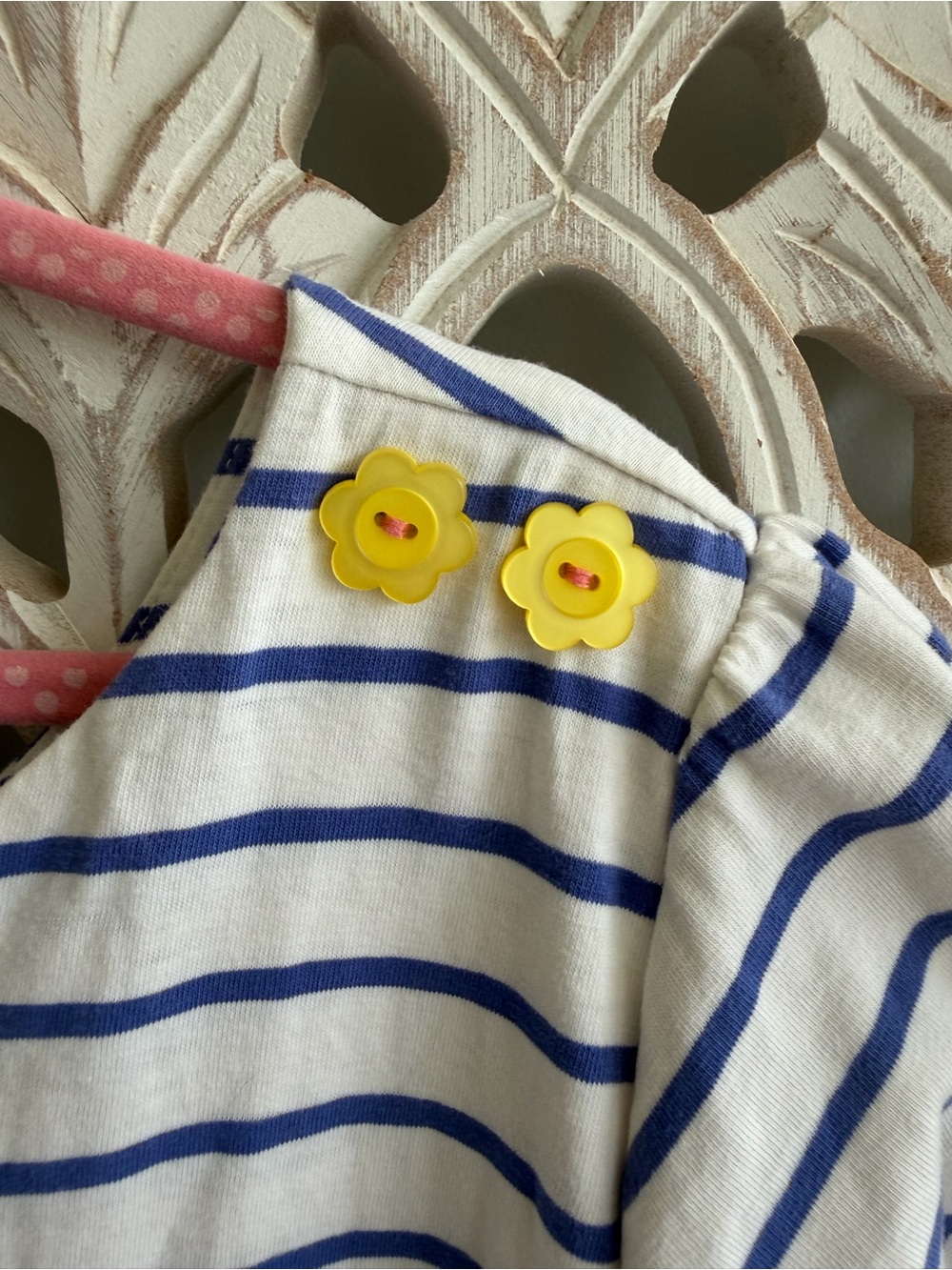 Matilda Jane Girls Floral Striped Dress Size 10 - Picture 4 of 7